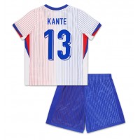 Camiseta Francia Kante #13 Segunda Equipación Replica Eurocopa 2024 para niños mangas cortas (+ Pantalones cortos)
